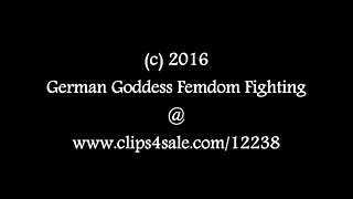 German Goddess Femdom Fighting - Lady Lisa In Masked