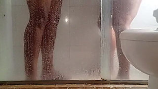 Fucking a MILF Stepmother in the Hotel Bathroom