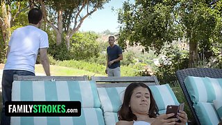 My Boyfriend Is Really My Stepbrother  Should I Fuck Him Anyway? Family Strokes Ft. Izzy Bell