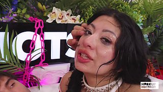 Big-boobed stunner cami strella loves to get banged by Nade Nasty!