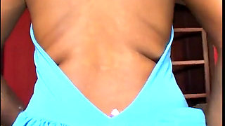 Sexy guy fucks hot teen while sucking dark dick while on the couch