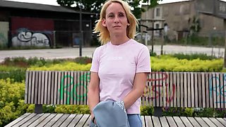 GERMAN SCOUT - Skinny Mature Melisa Rose Pick Up