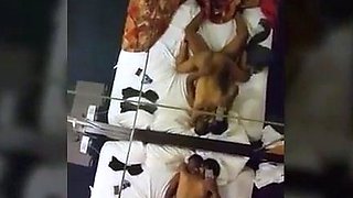 Black Amateur Couple's Hardcore Homemade Interracial Sex Tap