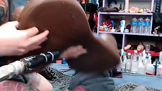 Close up BJ cumshot