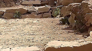 While Public Car Driving, I Rub Her Uncovered Clit to an Intense Loud Moaning Orgasm