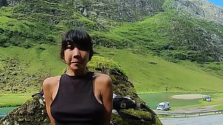 Masturbation with a Beautiful Views