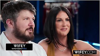 Hubby Watches As His Horny Wife Sienna Rae Gets Double Penetrated In Front Of Him