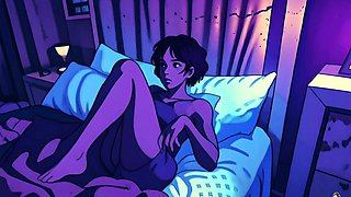 Anime Girl Curly Rican gets dominated by the PURGER