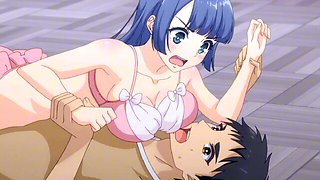 Anime MILF gets on all fours and begs for deep pounding