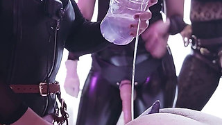 Femdom Pegging Gangbang