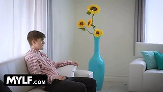 Momswap - chesty stepmoms caught their boys hardcore the pies and determine to help them whip out the tension