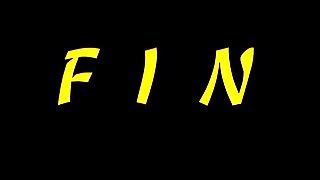 The brunette with big boobs does a hand job and blowjob