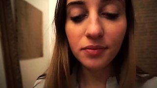 Teen Cute Italian Brunette Solo At