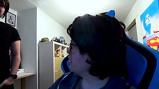 Big cock sucked by blonde MILF POV