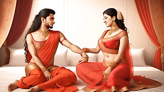 Hot indian housewife excited for sex with office boss