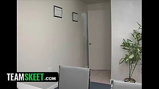 Virgin high - lonely nerd Hailey Young gets labia drilled after helping a guy pal