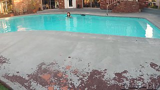 Scarlett Johnson Sucks Dick at the Pool