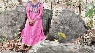 A College Girl Was Hardcore Fucking by Her Teacher After College in Jungle, a Hottest Girl Was Sex with Her Boyfriend in Jungle