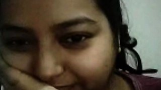 A Fat horny indian girl enjoying cock jerking bon webcam