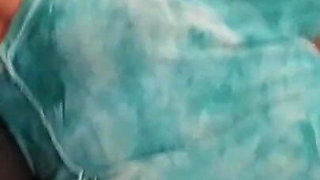 Aunty Smokes a Cigaratte in Night Gown