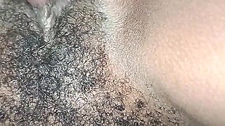 Fucking Sexy Petite Ebony Chic with Hairy Pussy