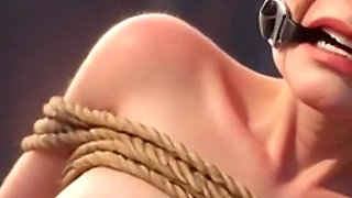 90 Year Old Granny in Bondage - Scared but Desperate for Cock in Old Pussy