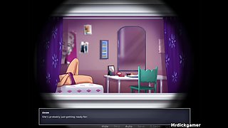 Summertime Saga Jenny Gets Suprised by Looking at Anon Big Cock