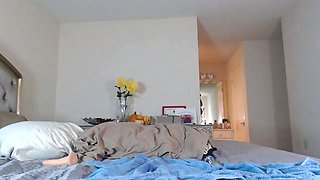 Stacked brunette goes solo toys and masturbation