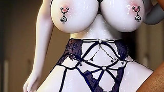 Beauty 3D Model with a Bigbutt Surprise - 3D Animation Hentai