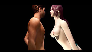 3D Goddess of Night Temptation- 3D Animation Hentai