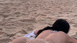 Erotic Ass Massage on the Beach, Naughty Fun in the Ocean