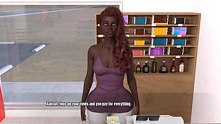 Grandma's house: big booty ebony, pussy eating, and blowjob ep 73