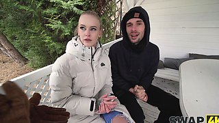 Hot threesome with Charlie Dean and stunning girls