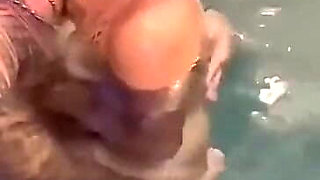 My Older Neighbor Couldn't Resist and Came to Fuck Me in the Pool