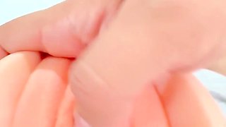 The waterman used the erovenus vagina that I gave to my