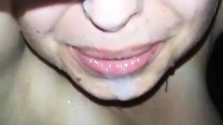 Polish Amateur Facial Cumshot