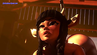 Cowgirl Cosplay Teen Fucked In The Ass By A Farmer ( Realistic 3D )