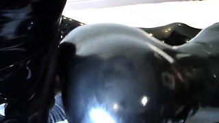 Fetish office threesome bj