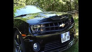 Chocolate French Slut Takes Two Big Dicks Outdoors in Hot Anal Threesome