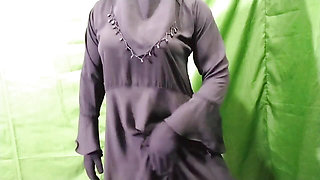 Indian Bhabhi dancing and masturbating in the bedroom and talking dirty