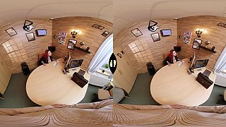 Strict Boss - Huge Tits Redhead Fucked POV at the Office