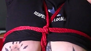 Submissive Woman Tied up and Fucked in an Abandoned Factory