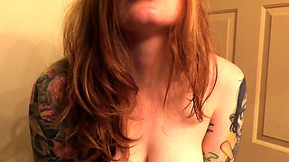 Milf brunette masturbating with toy ass