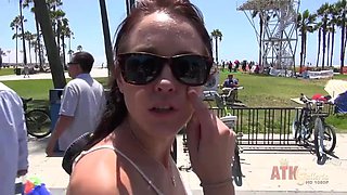 Go to the beach with Ashley Stone leading the way! by ATK Girlfriends: Amateur, Babe  Brunette Porn