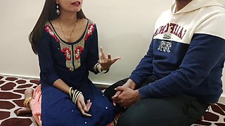 Sara teaches her stepbrother how to fuck on first night in hindi audio