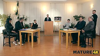 Mature4k. old elle with Huge Tits screwed her gardener in doggie-style and finished up in court