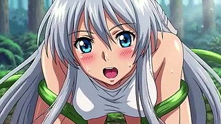 3D Hentai  Innocent Anime Girl Seduced & Fucked Hard by Lustful Plant Monster  Full Orgasm