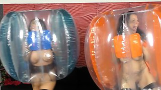Bubble boobs fun with DaCada and Ashley Cumstar