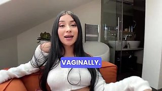 Petite Latina Teen Anal Casting - First Time Ass Fuck with Huge Cock & Big Tits POV