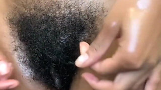 Flashing My Extreme Hairy Pussy Growing Stage